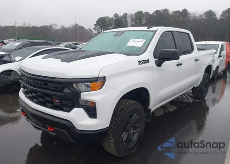 2024 Chevrolet Silverado 1500 4Wd Short Bed Custom Trail Boss из США, поврежденный, VIN 3GCUDCED0RG120621